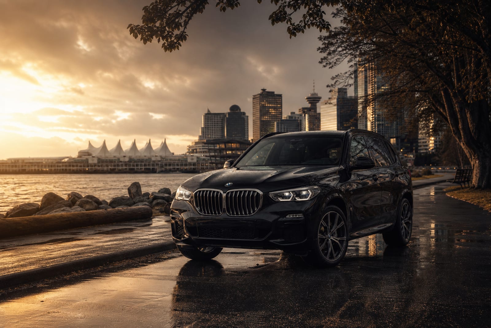 Black BMW X5 生活方式 温哥华豪车租赁