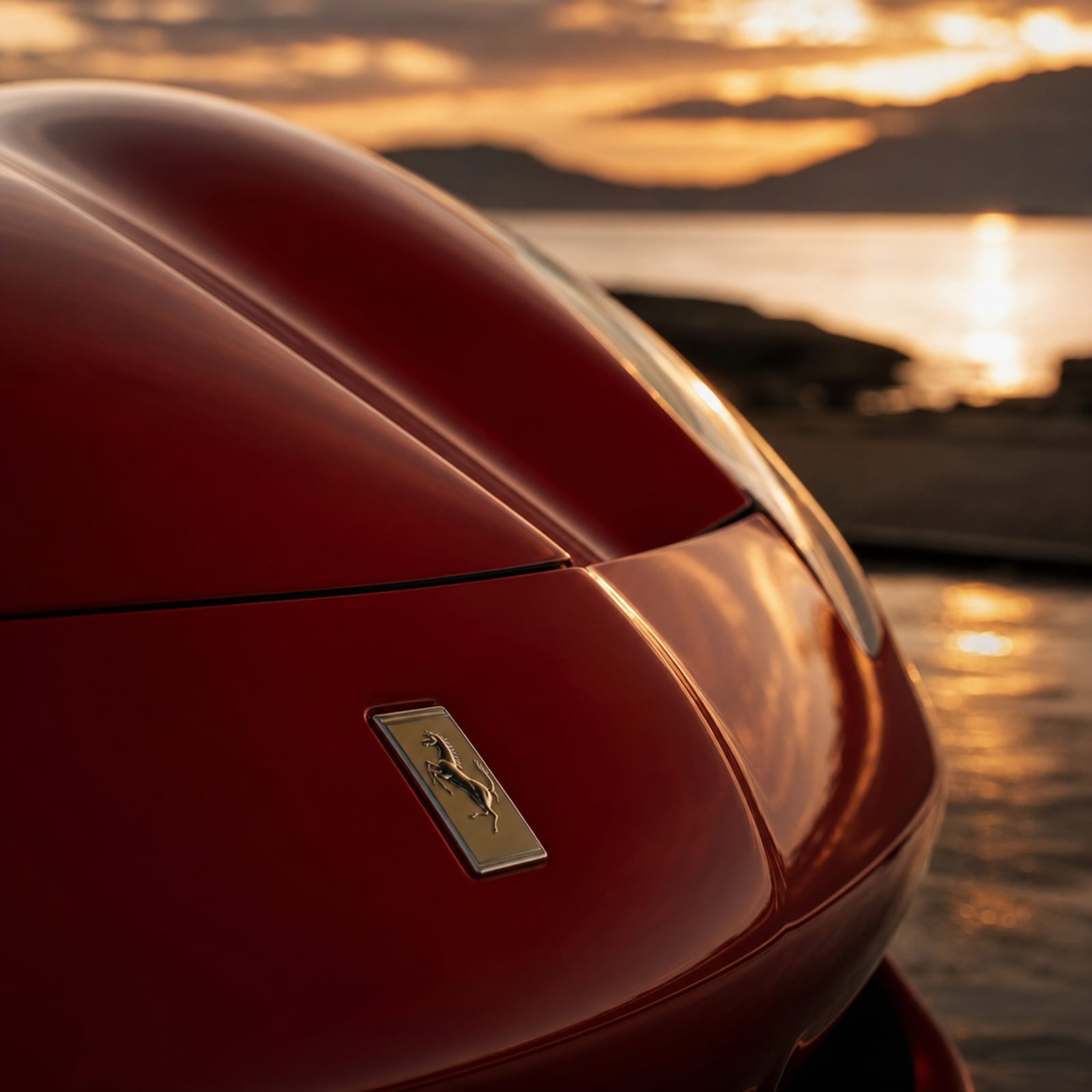 Red Ferrari 488 Spider 细节 2 温哥华豪车租赁