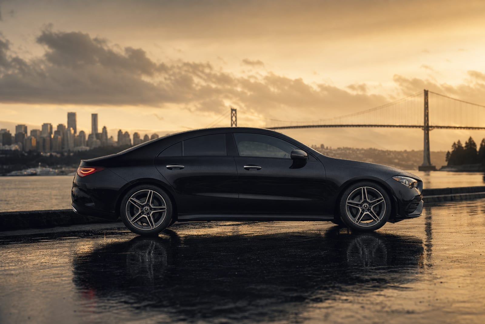 Black 2024 Mercedes-Benz CLA 外观 3 温哥华豪车租赁
