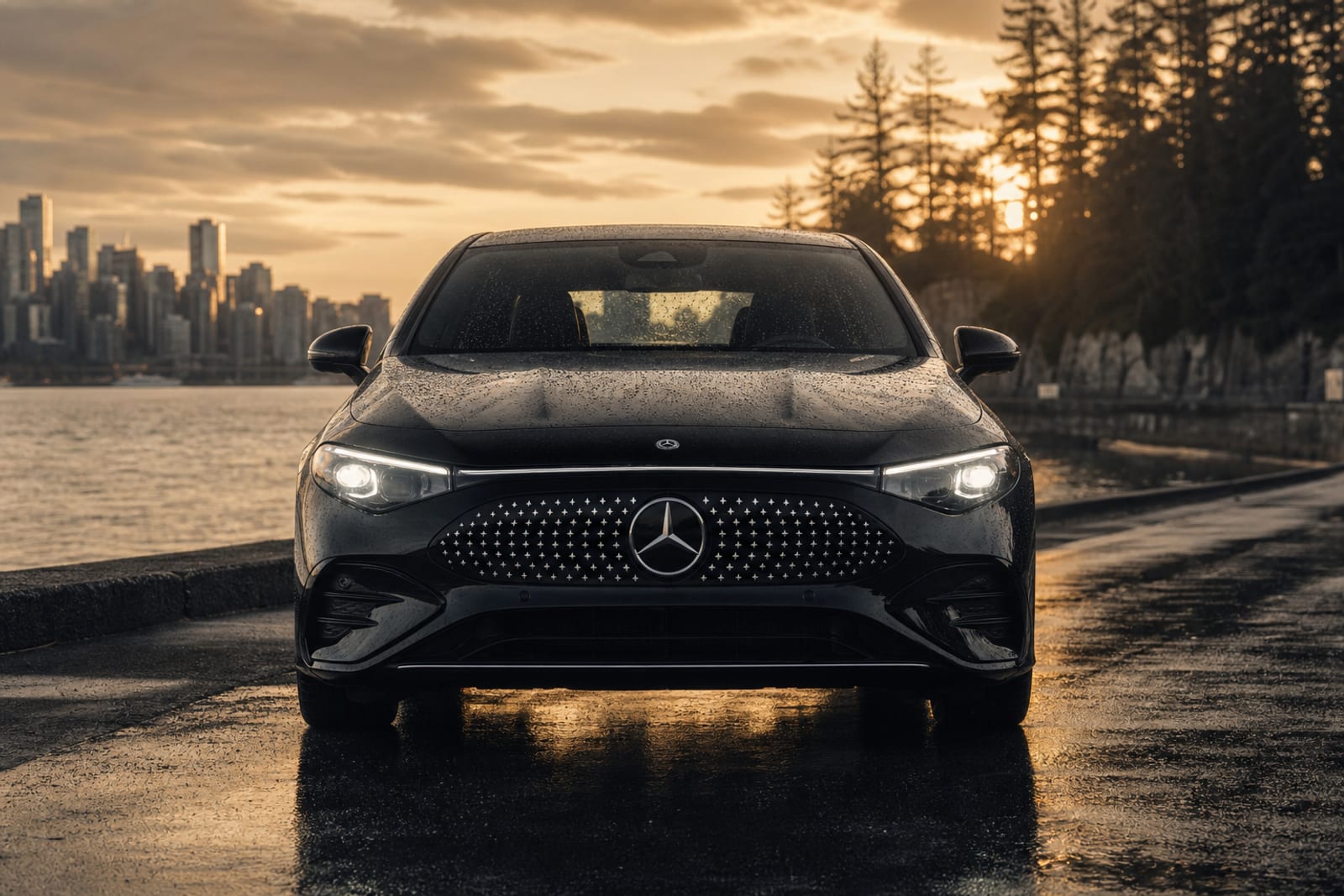 Black 2024 Mercedes-Benz CLA 外观 4 温哥华豪车租赁