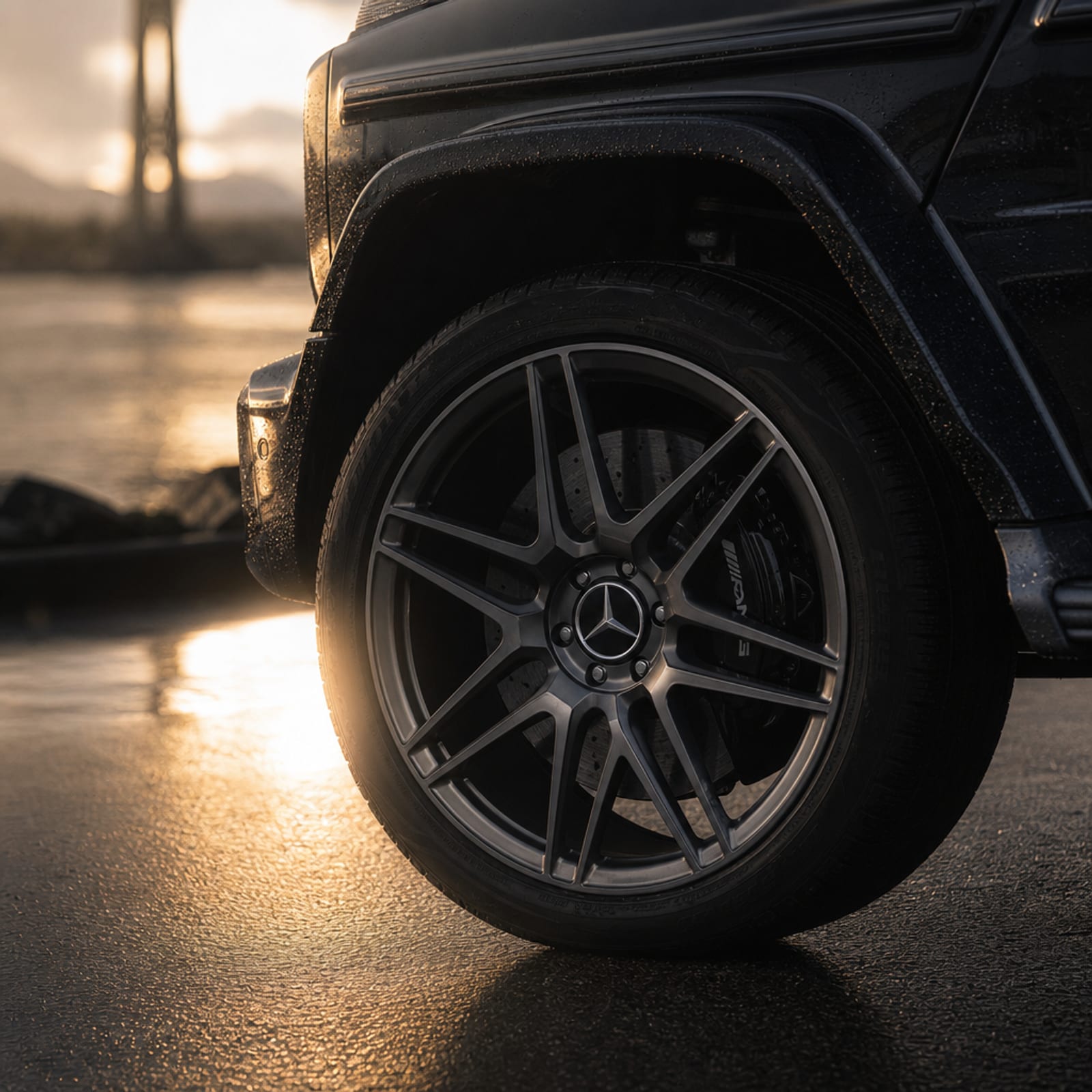 Black Mercedes-AMG G 63 细节 1 温哥华豪车租赁