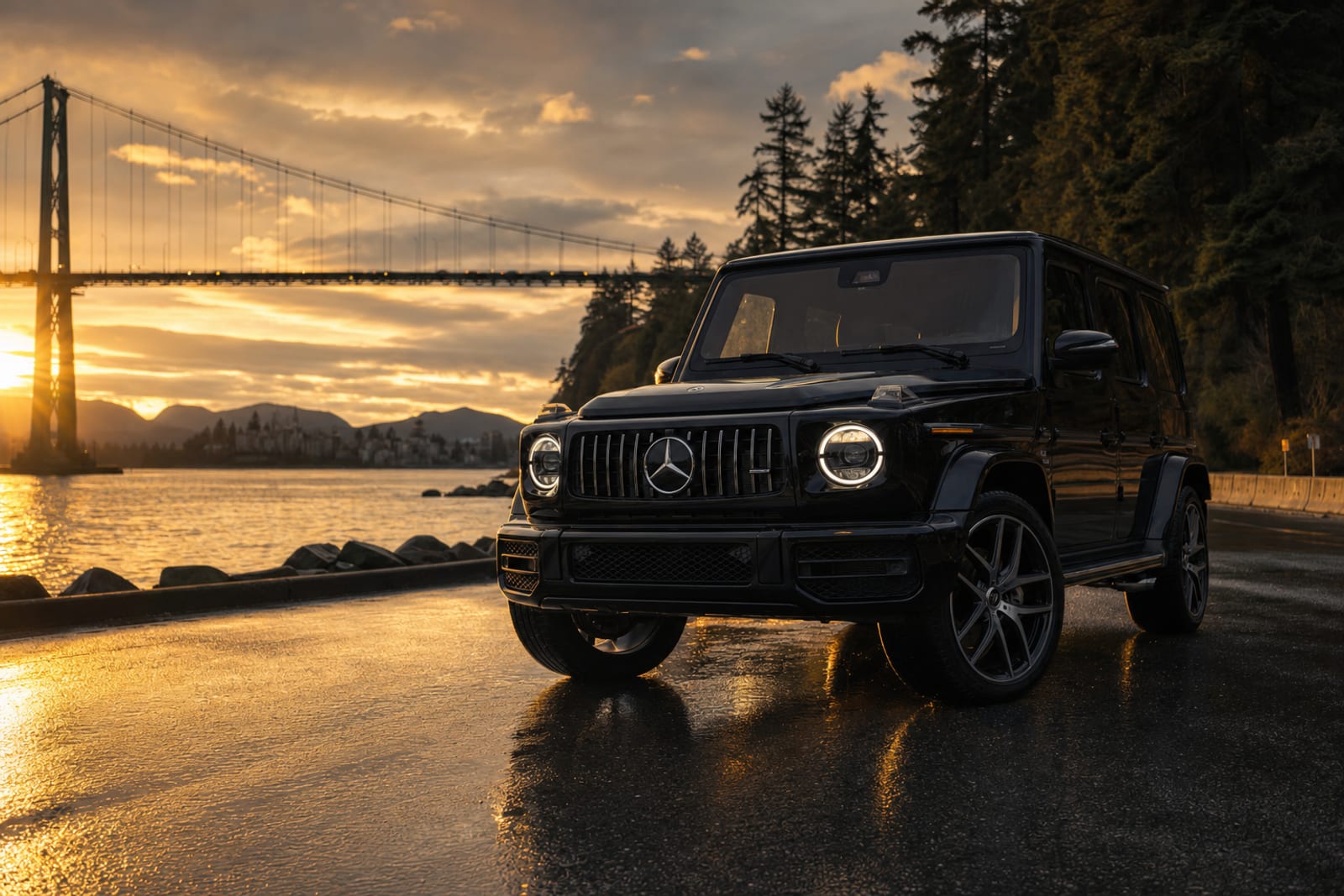 Black Mercedes-AMG G 63 外观 1 温哥华豪车租赁