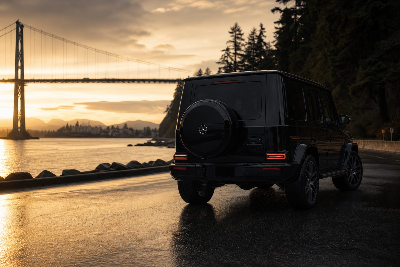 Black Mercedes-AMG G 63 外观 2 温哥华豪车租赁