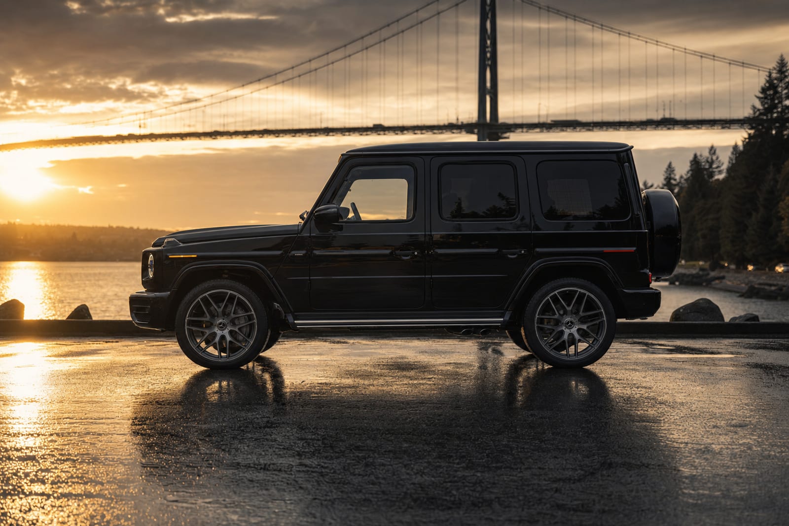 Black Mercedes-AMG G 63 外观 3 温哥华豪车租赁
