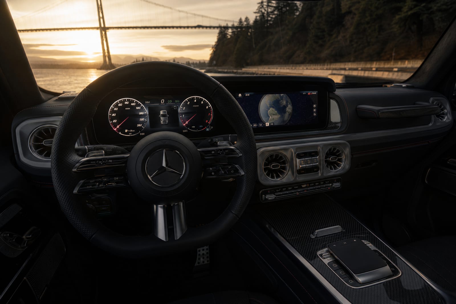 Black Mercedes-AMG G 63 内饰 1 温哥华豪车租赁