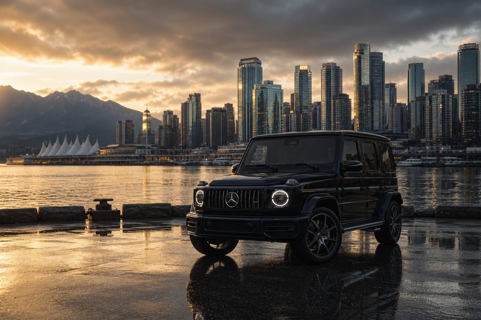 Black Mercedes-AMG G 63 生活方式 温哥华豪车租赁