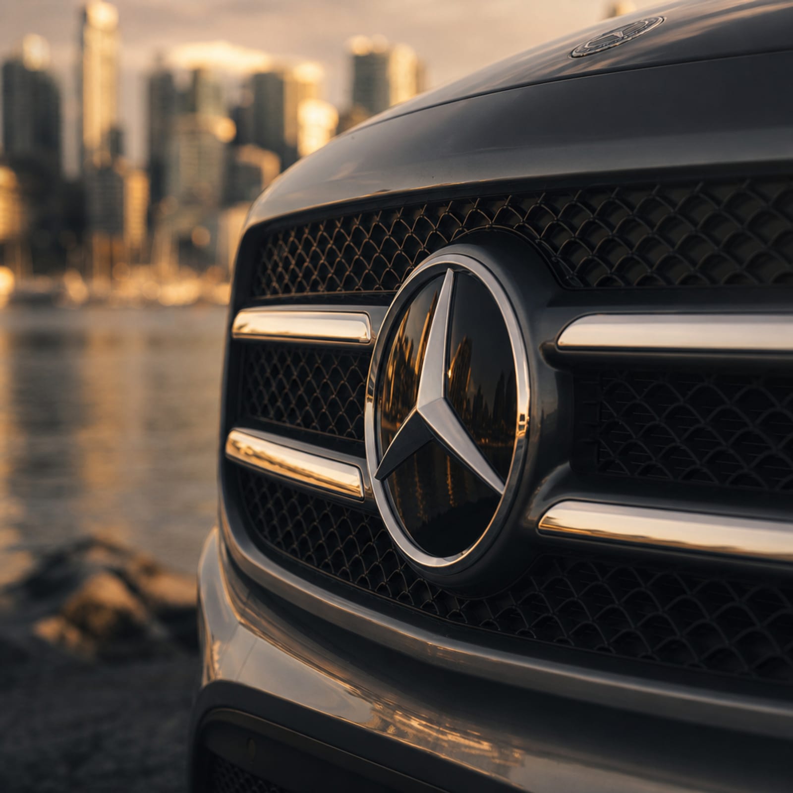 Silver 2024 Mercedes-Benz GLB 细节 2 温哥华豪车租赁