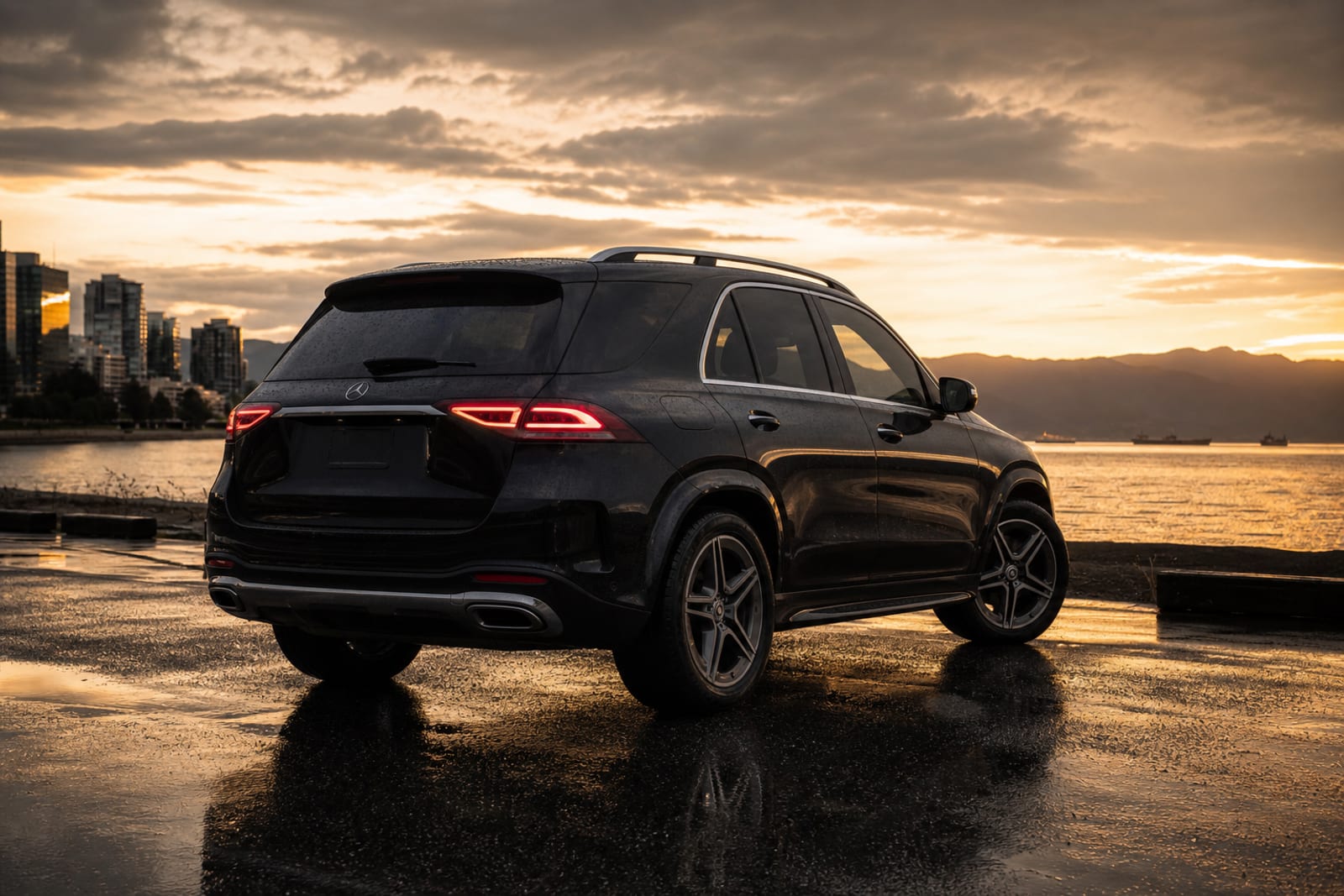 Black 2023 Mercedes-Benz GLE 外观 2 温哥华豪车租赁