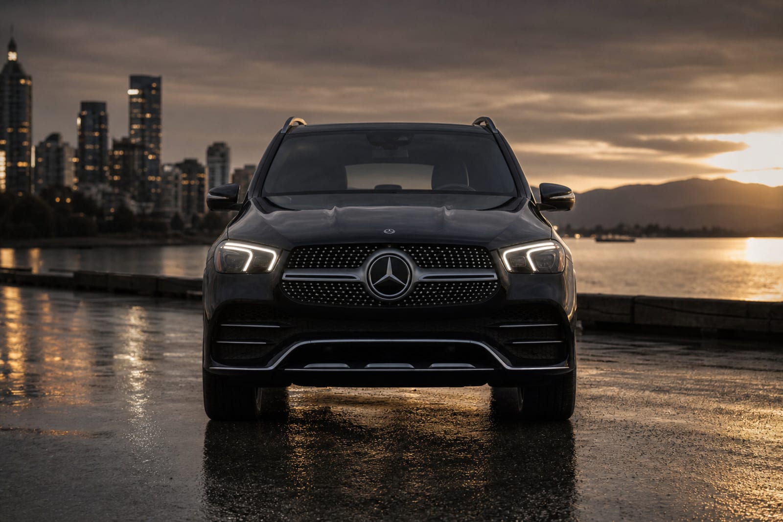 Black 2023 Mercedes-Benz GLE 外观 4 温哥华豪车租赁