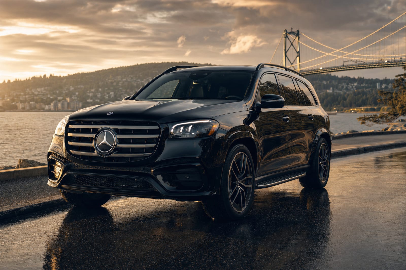 Black 2024 Mercedes-Benz GLS 外观 1 温哥华豪车租赁