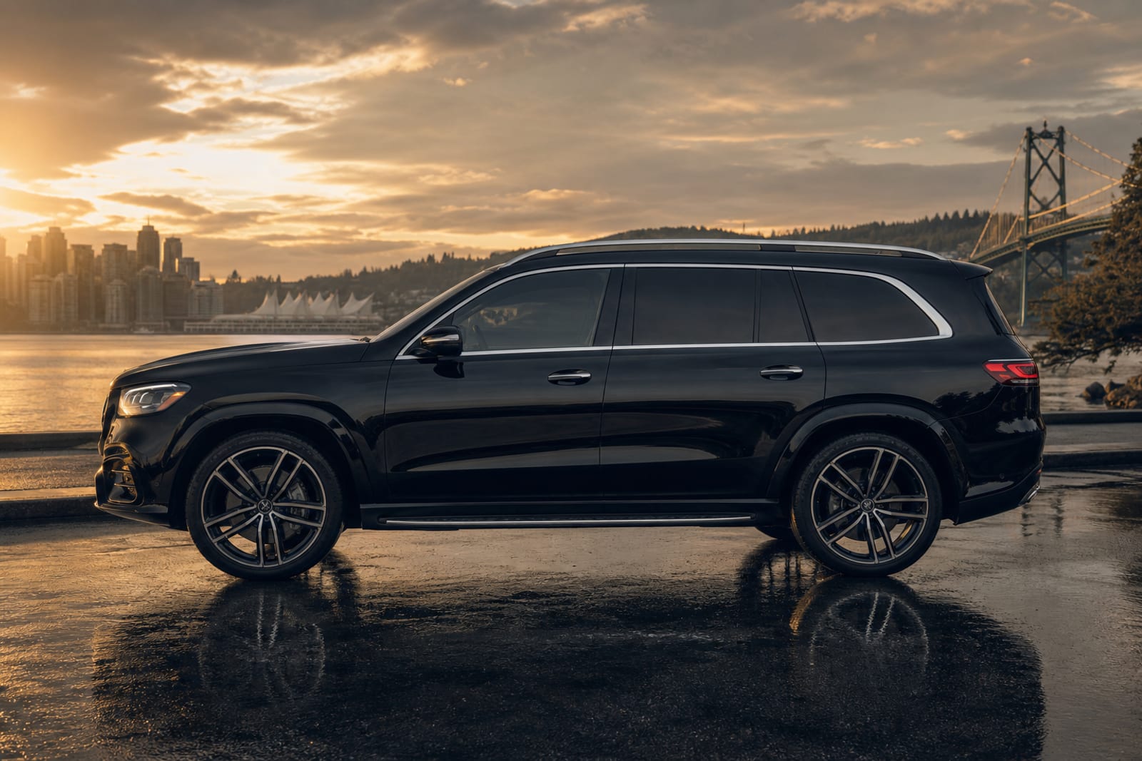 Black 2024 Mercedes-Benz GLS 外观 3 温哥华豪车租赁