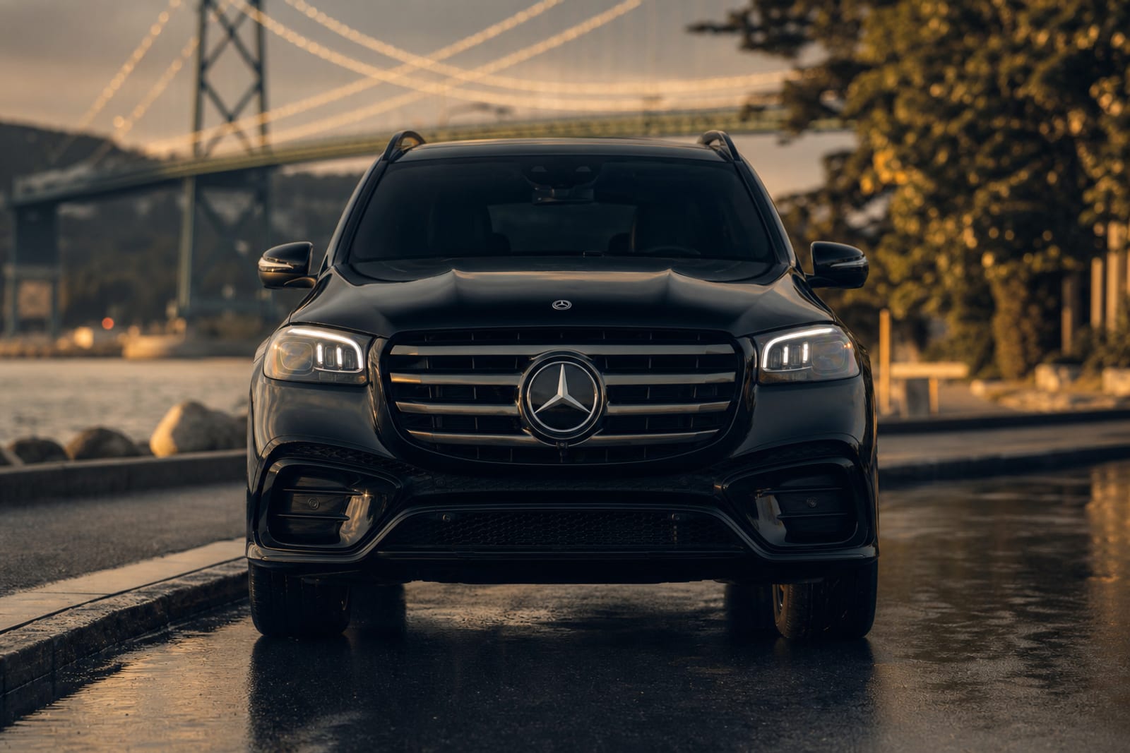 Black 2024 Mercedes-Benz GLS 外观 4 温哥华豪车租赁