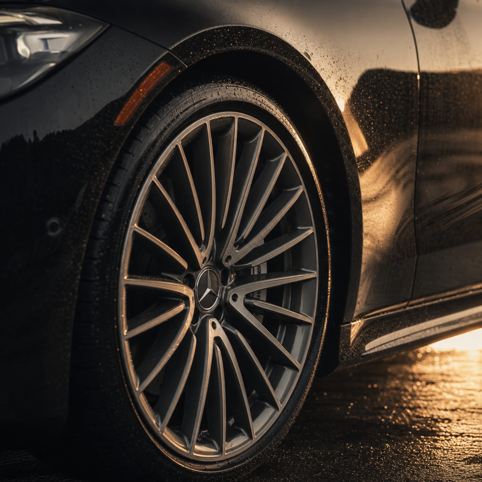 Black 2022 Mercedes-Benz S-Class 细节 1 温哥华豪车租赁