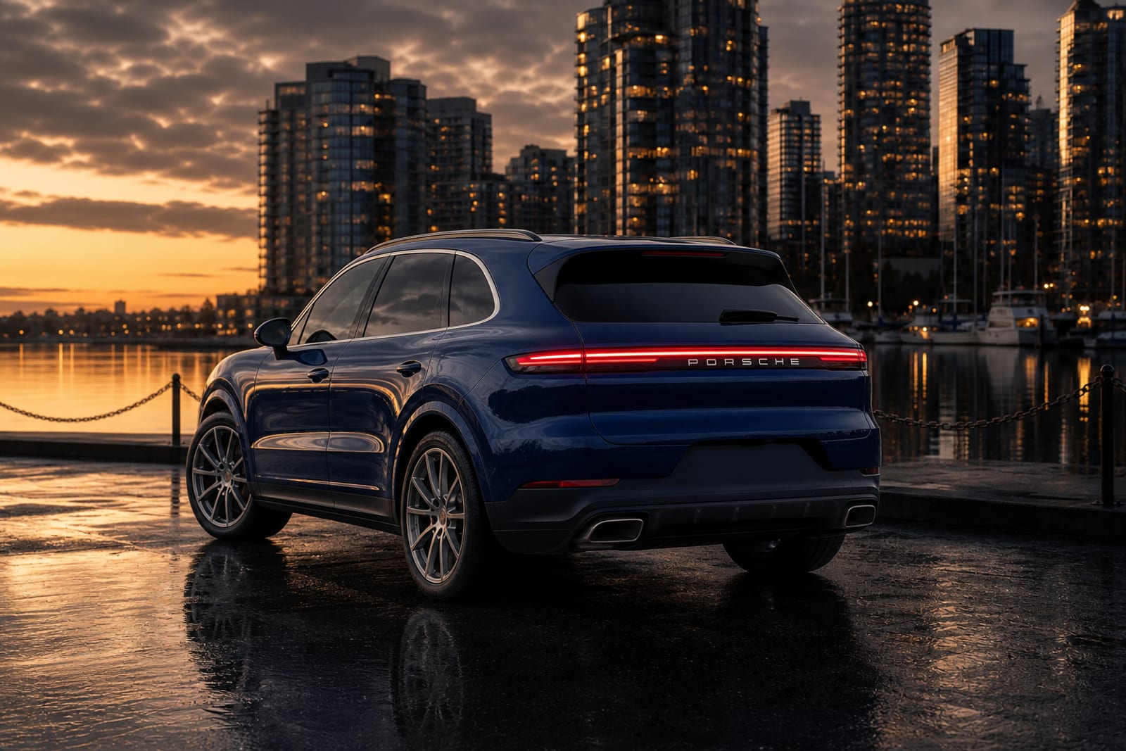 Nexa Blue 2024 Porsche Cayenne 外观 2 温哥华豪车租赁