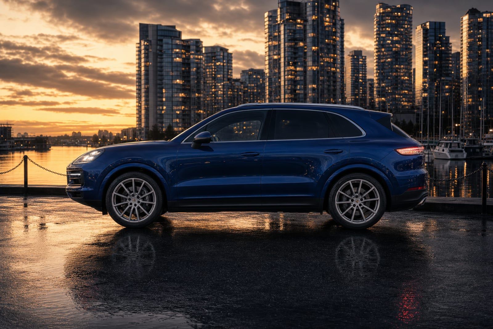Nexa Blue 2024 Porsche Cayenne 外观 3 温哥华豪车租赁