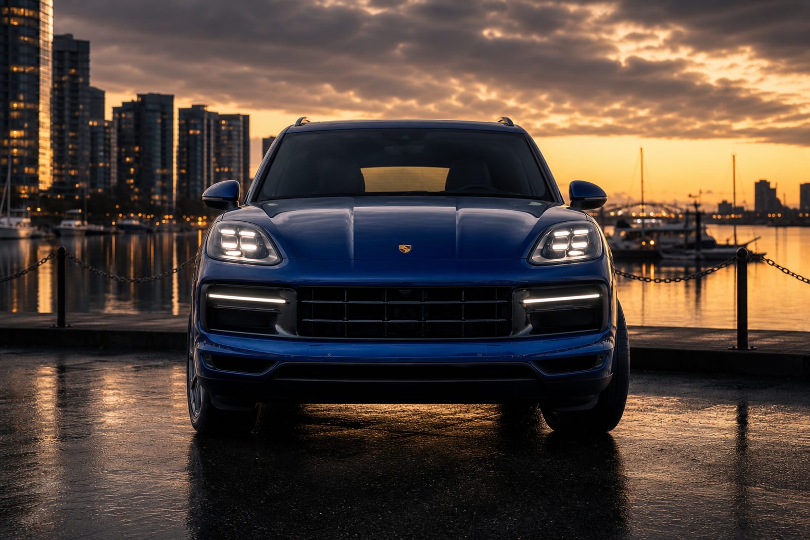 Nexa Blue 2024 Porsche Cayenne 外观 4 温哥华豪车租赁