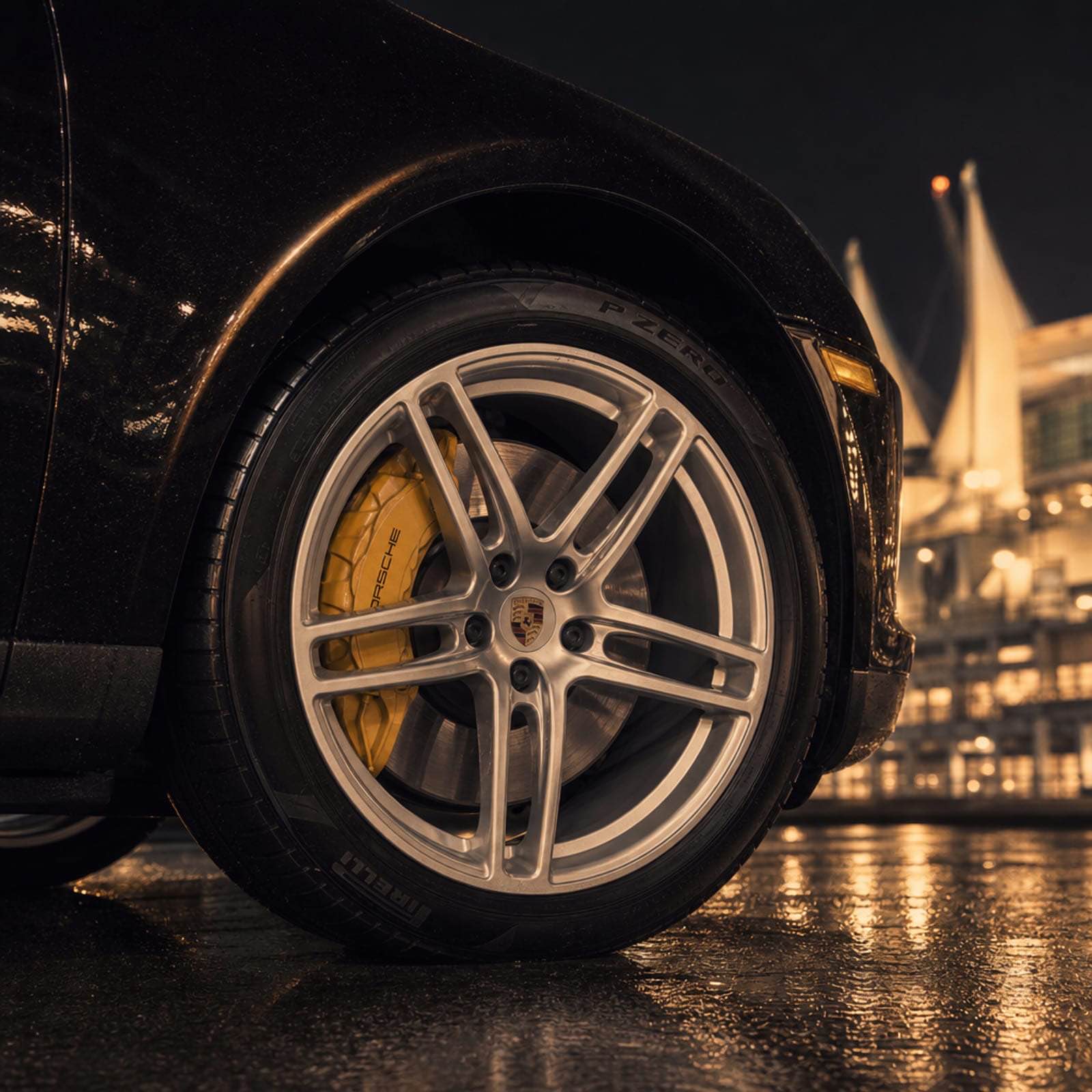 Black 2024 Porsche Macan 细节 1 温哥华豪车租赁