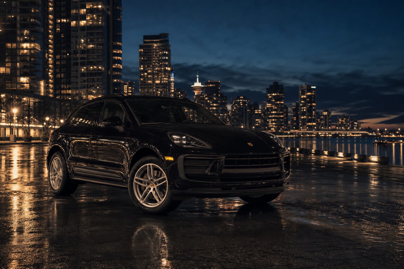 Black 2024 Porsche Macan 生活方式 温哥华豪车租赁