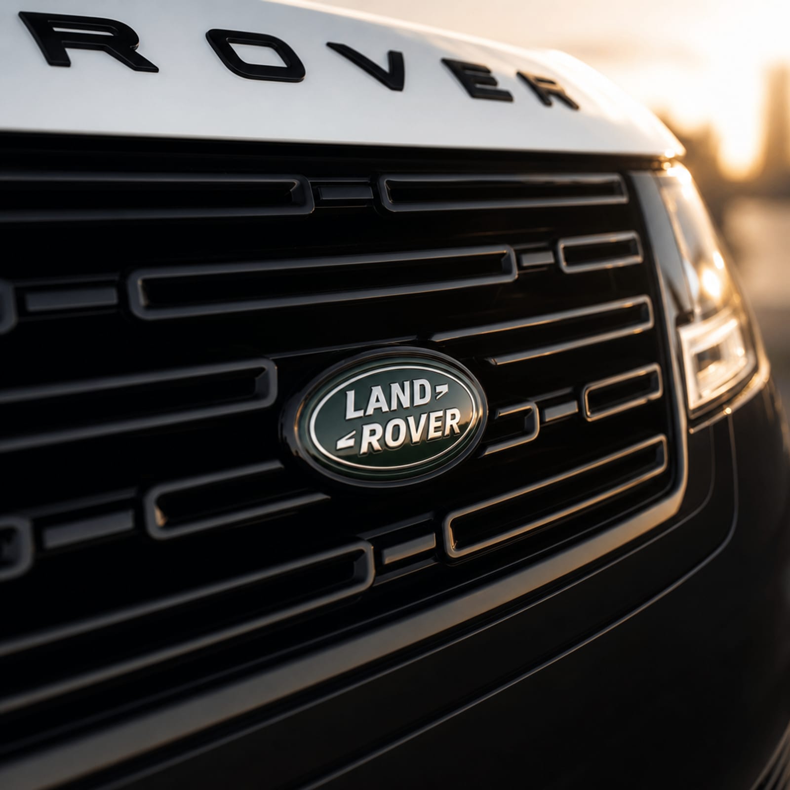 Black & White 2024 Land Rover Range Rover 细节 2 温哥华豪车租赁