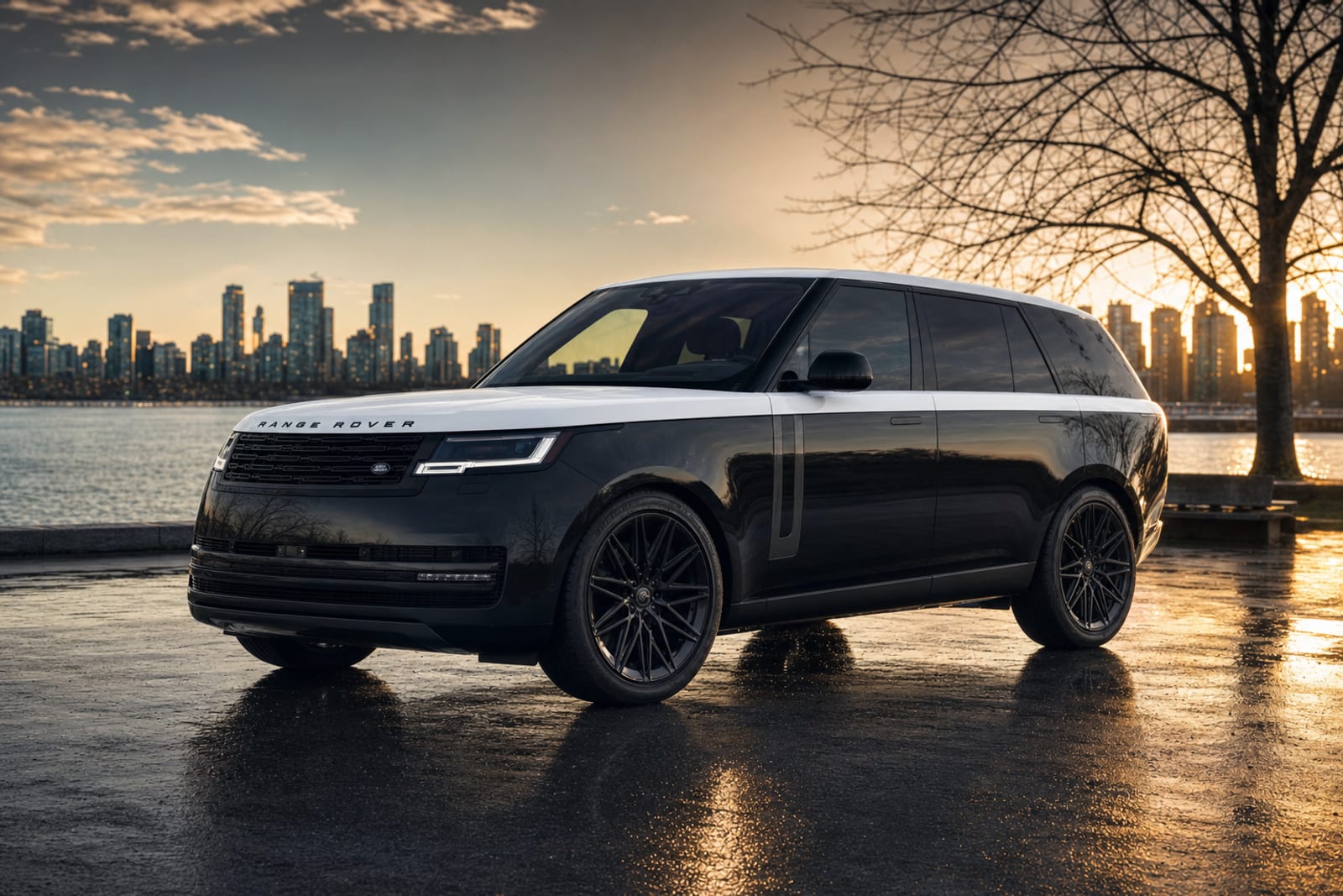 Black & White 2024 Land Rover Range Rover 外观 1 温哥华豪车租赁