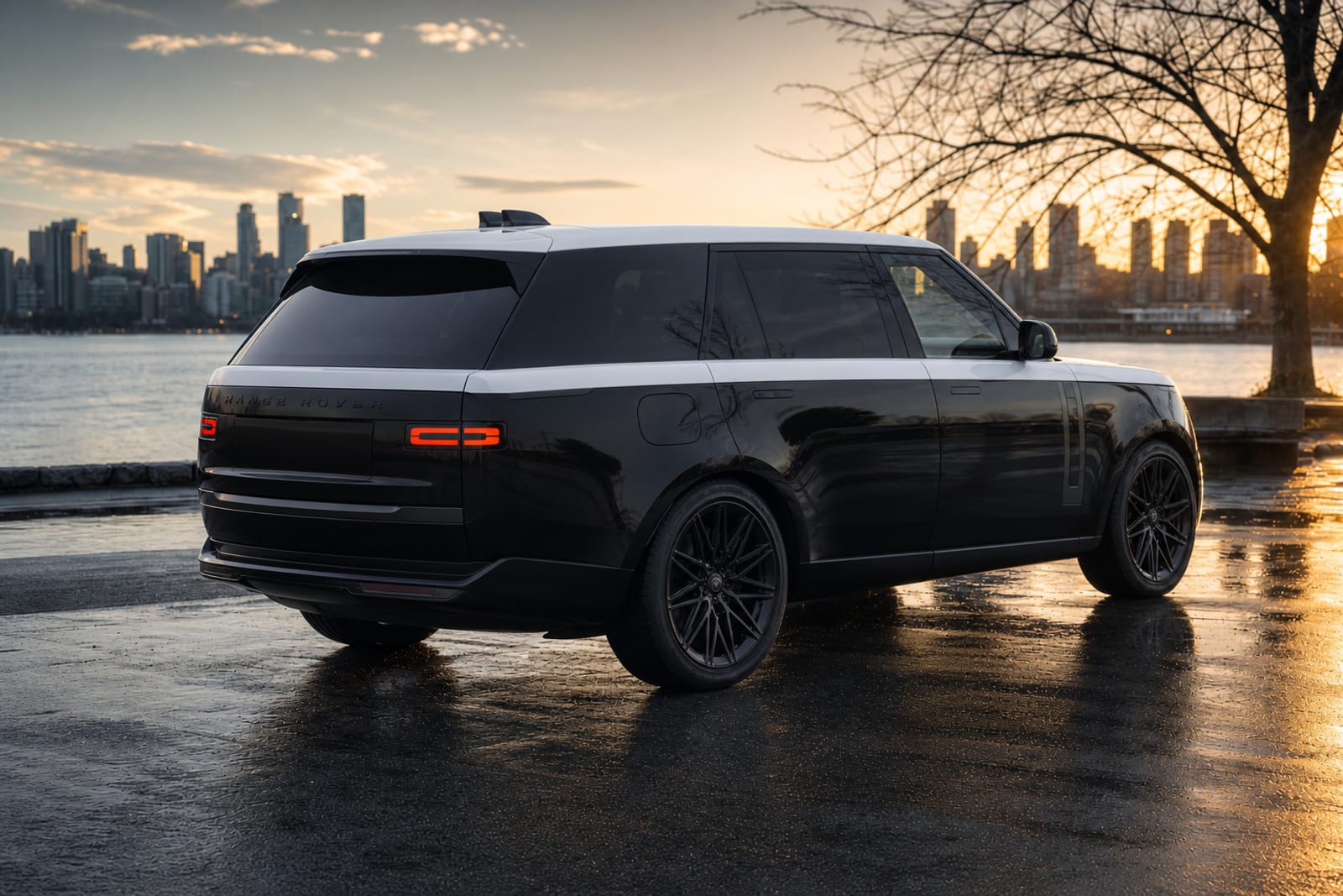 Black & White 2024 Land Rover Range Rover 外观 2 温哥华豪车租赁