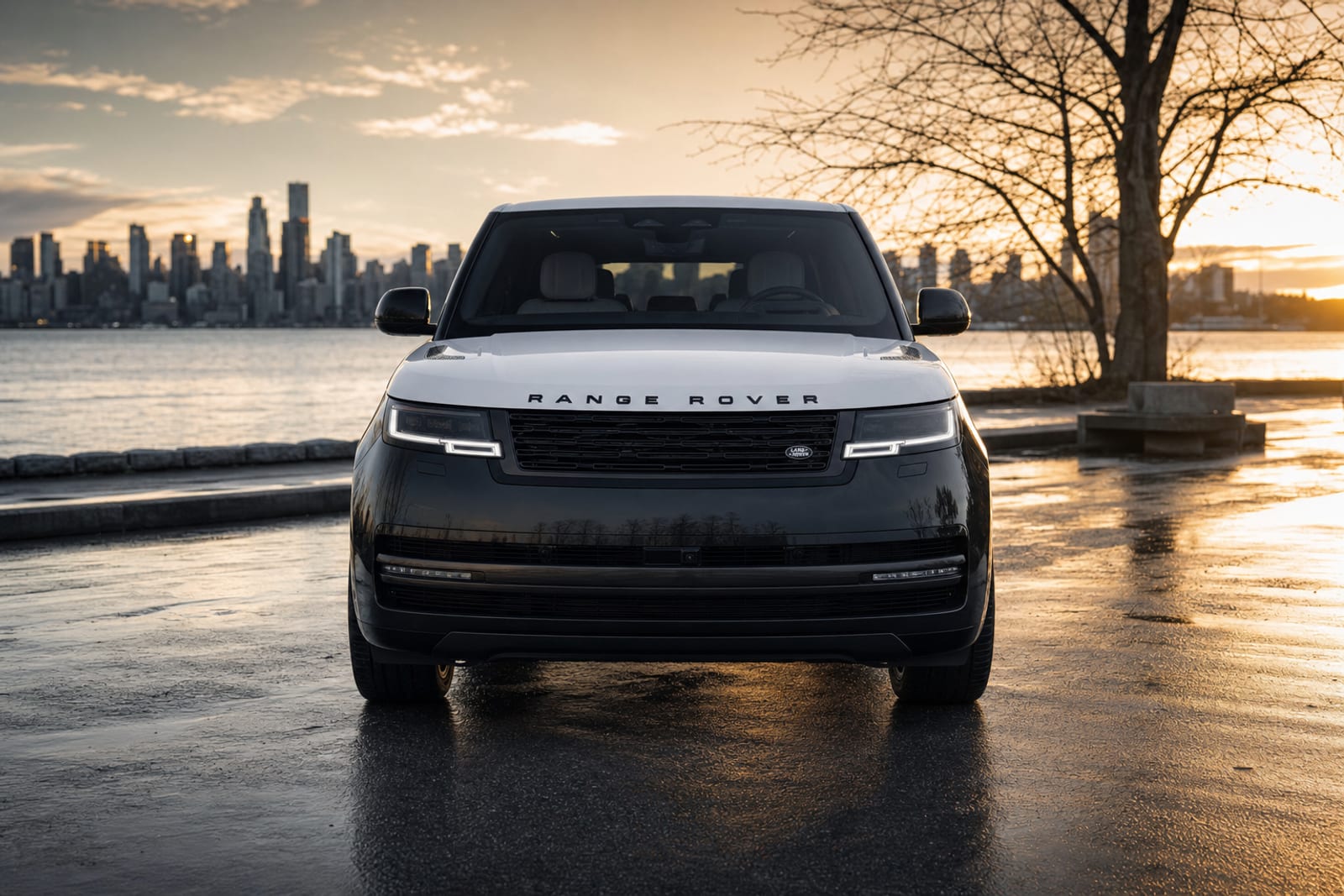 Black & White 2024 Land Rover Range Rover 外观 4 温哥华豪车租赁