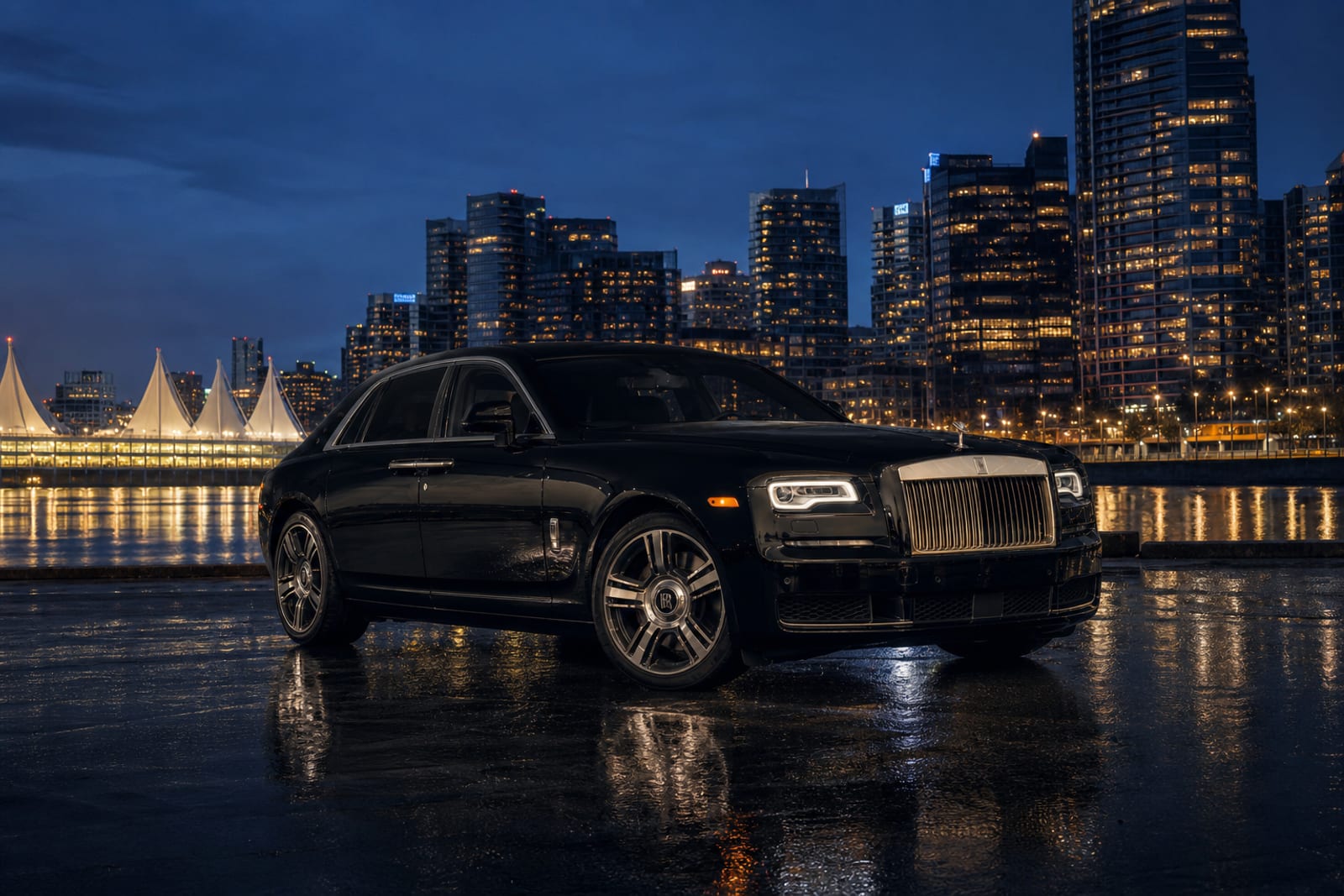 Black Rolls-Royce Ghost 生活方式 温哥华豪车租赁