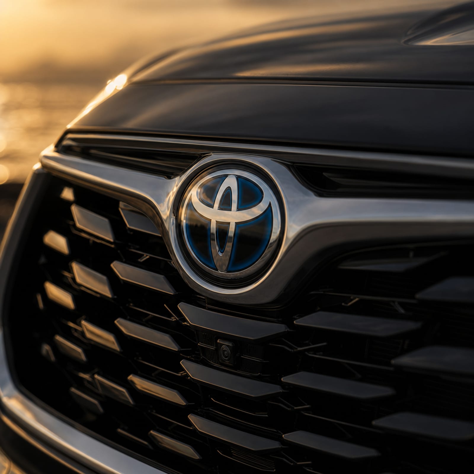 Black 2025 Toyota Highlander Hybrid 细节 2 温哥华豪车租赁