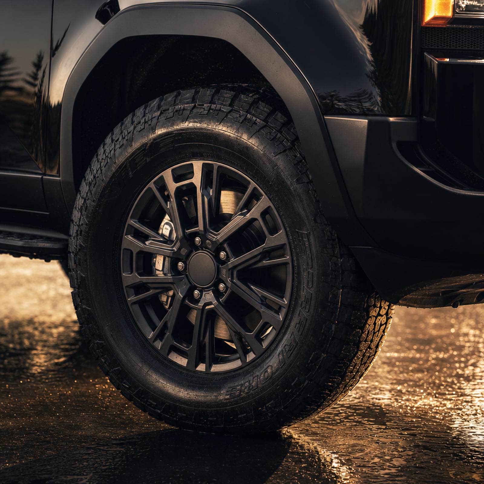 Black 2025 Toyota Land Cruiser 细节 1 温哥华豪车租赁