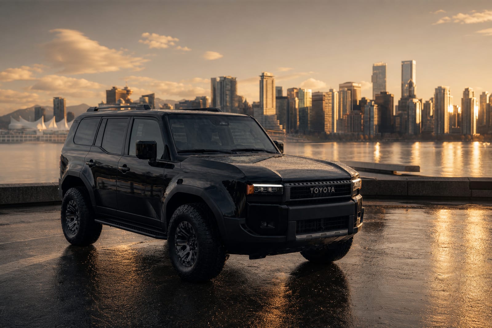 Black 2025 Toyota Land Cruiser 生活方式 温哥华豪车租赁
